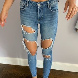 Flattering HighWaisted Pacsun Skinny Ripped Jeans